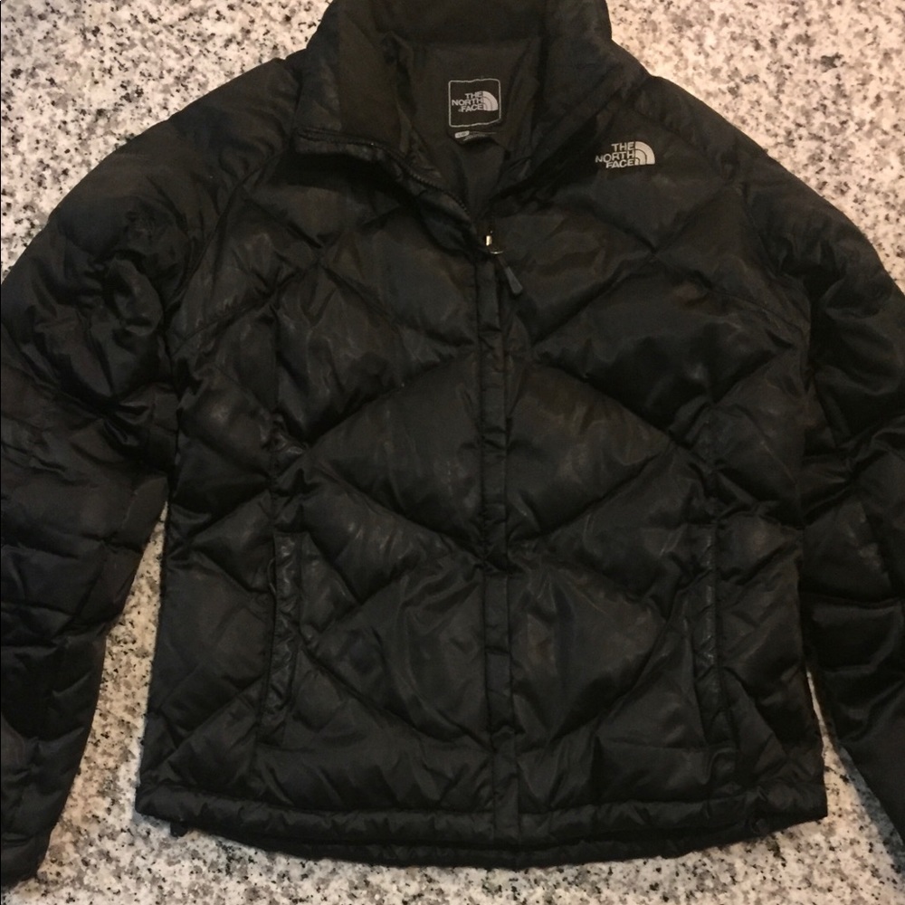 Black north face puffer size large